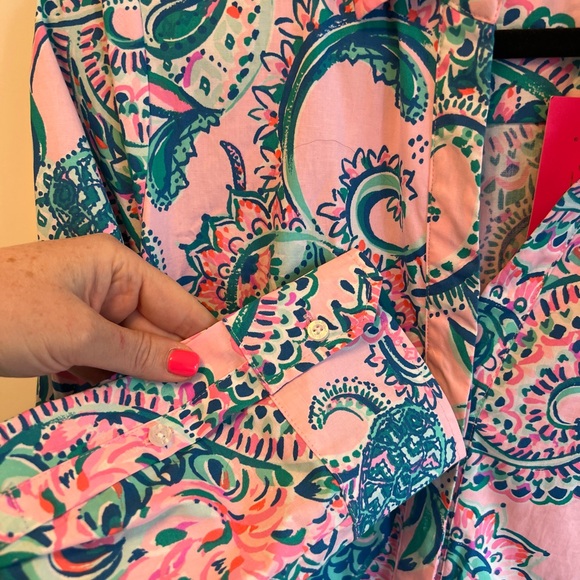 Lilly Pulitzer NWT cotton maxi dress - Picture 3 of 7